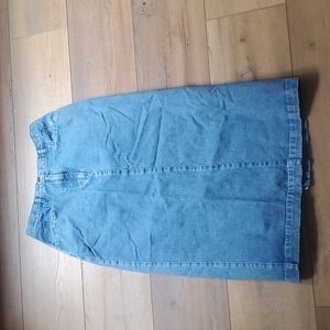 Christopher and Banks denim skirt